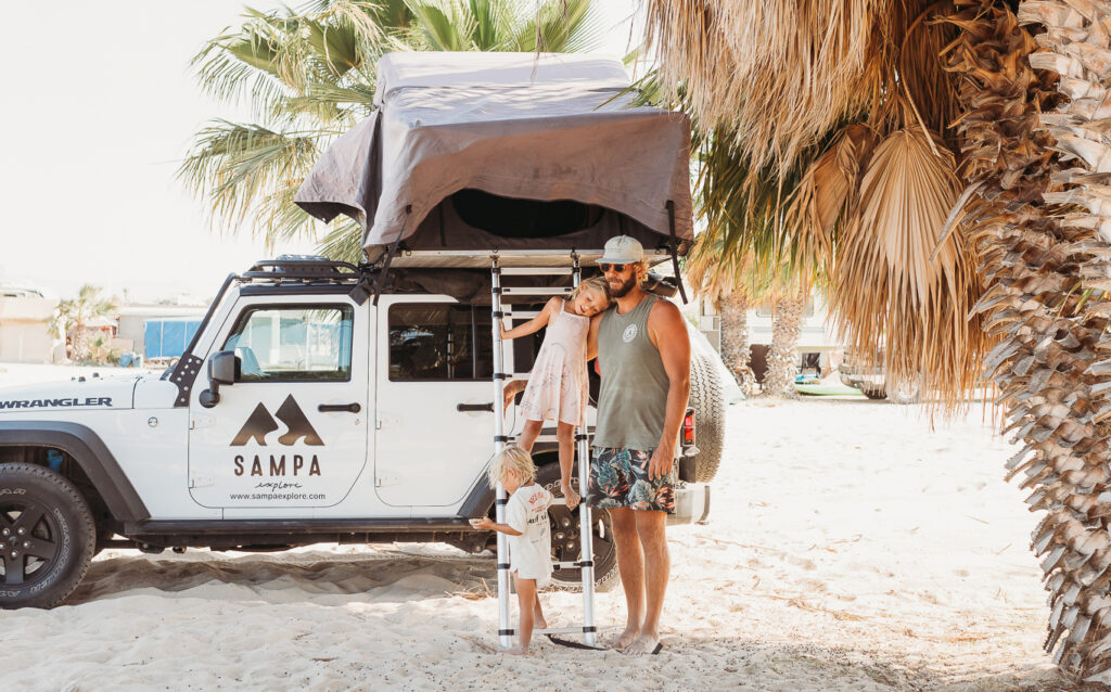 Camping with kids in Baja California Sur