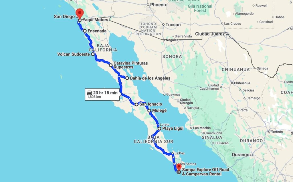 Full Baja 10 - 15 days